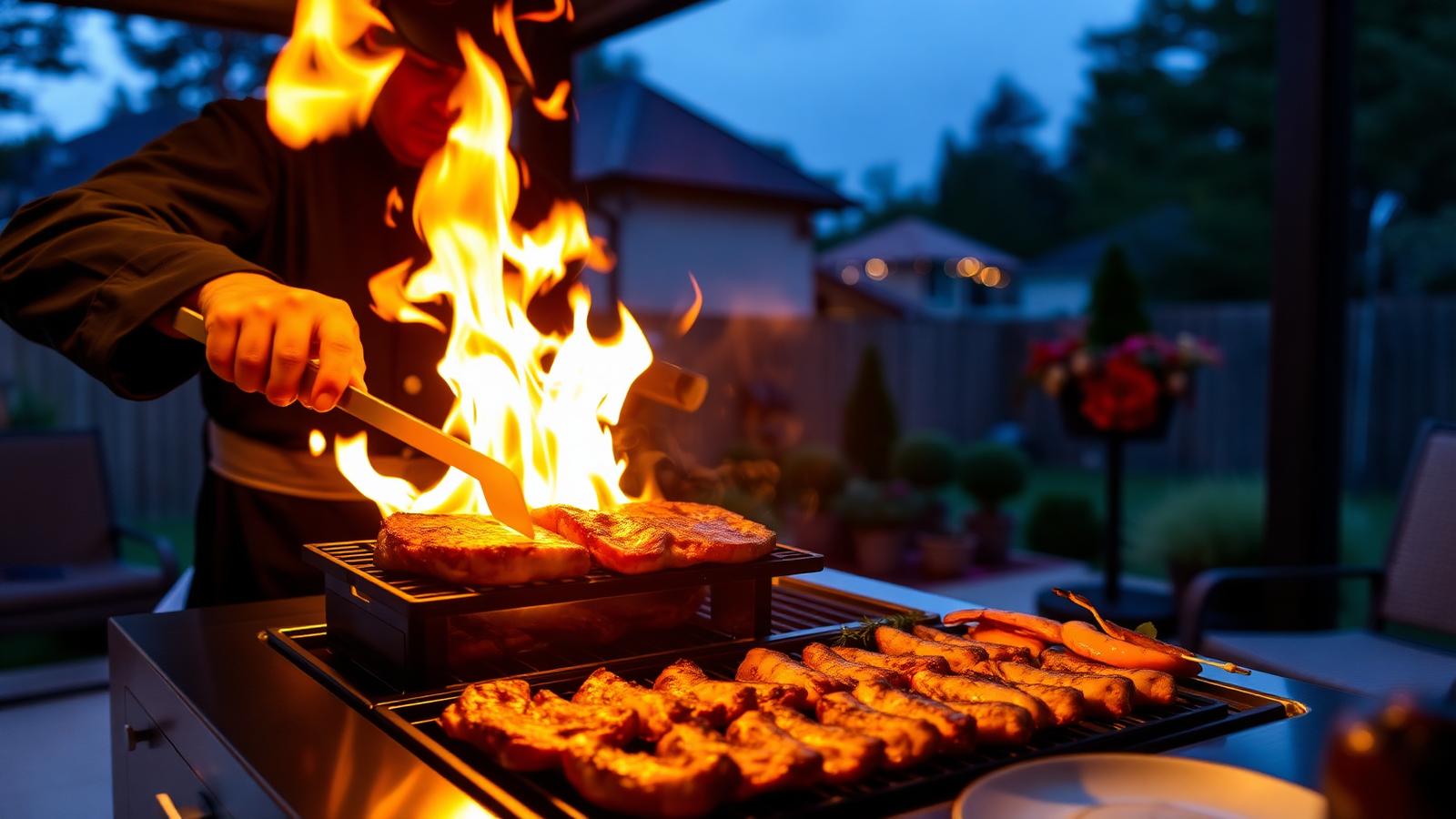 Private hibachi chef performing hibachi in Pennsylvania